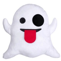 Pequeño Fantasma Cara Almohada, 35*32*10 Cm De Peluche De Juguete Muñeca/Nuevo Lindo Y Divertido-Internasional