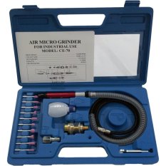 Perkakas Nankai Air Micro Grinder Set Kit - Alat Tuner Gerinda Angin Micro Mini Box Set Kit Perkakas Tool