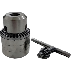 Perkakas Nankai Kepala Mesin Bor Tangan Stainless Steel - Drill Chuck & Key 10mm Perkakas Tool