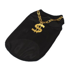 Kalung Kucing Babi Anjing Peliharaan Dolar T-shirt-nya Sejuk Rompi Jala Pakaian