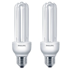 Philips Essential - Lampu Hemat Energi - 23W E27 - 2 Pcs - Kuning