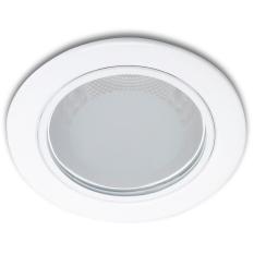 Philips Konvensional Downlight - 13804 Glass recessed white 1x18W 230V- PROMO FREE 2 LAMPU BOHLAM PHILIPS SITRANG