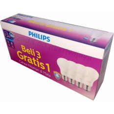 Philips LED Bulb 13W Multipack isi 4bh - Putih