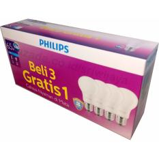 Philips LED Bulb 6.5W Multipack isi 4bh - Putih