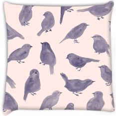 Pigeon Cat Secara Digital Dicetak Cushion Cover Pillow 8X8 Inch-Intl