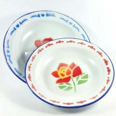 Piring Seng Jadul- Vintage - Warna Random Sesuai stok - 1 lusin