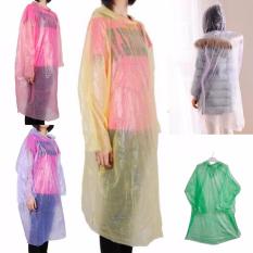 Pitaldo 12 pcs Jas Hujan Murah Sekali Pakai Disposable Raincoat Ekonomis untuk Sepeda Motor Travelling Rekreasi