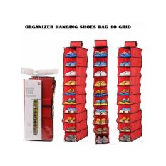 Pitaldo Organizer Gantung 10 Tingkat Untuk Lemari Baju atau Sepatu