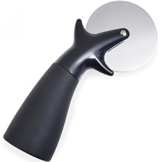 Pizza Cutter Roda (SANGAT TAJAM-HEAVY DUTY STAINLESS STEEL) Lembut Pegangan Ergonomis-Mudah Slice Lembut atau Kerak Keras Pizza & Flatbread-Intl