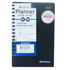 PlanAhead Small 18 Month Planner, Juli 2016-Desember 2017, Aneka Warna (86981)-Intl