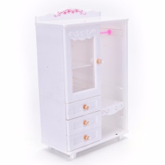Plastic Furniture Ruang Tamu Lemari Pakaian untuk Barbie Aksesoris Boneka Mainan Harga Terbaik-Intl
