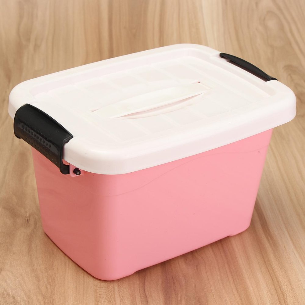 Plastik Kantor Penyimpanan Kotak Kontainer Kerajinan Makeup Organizer Case House Desktop Merah Bawah Penutup Putih Plastik Kantor Penyimpanan Kotak Kontainer Kerajinan Makeup Organizer Case House Desktop Merah Bawah Penutup Putih