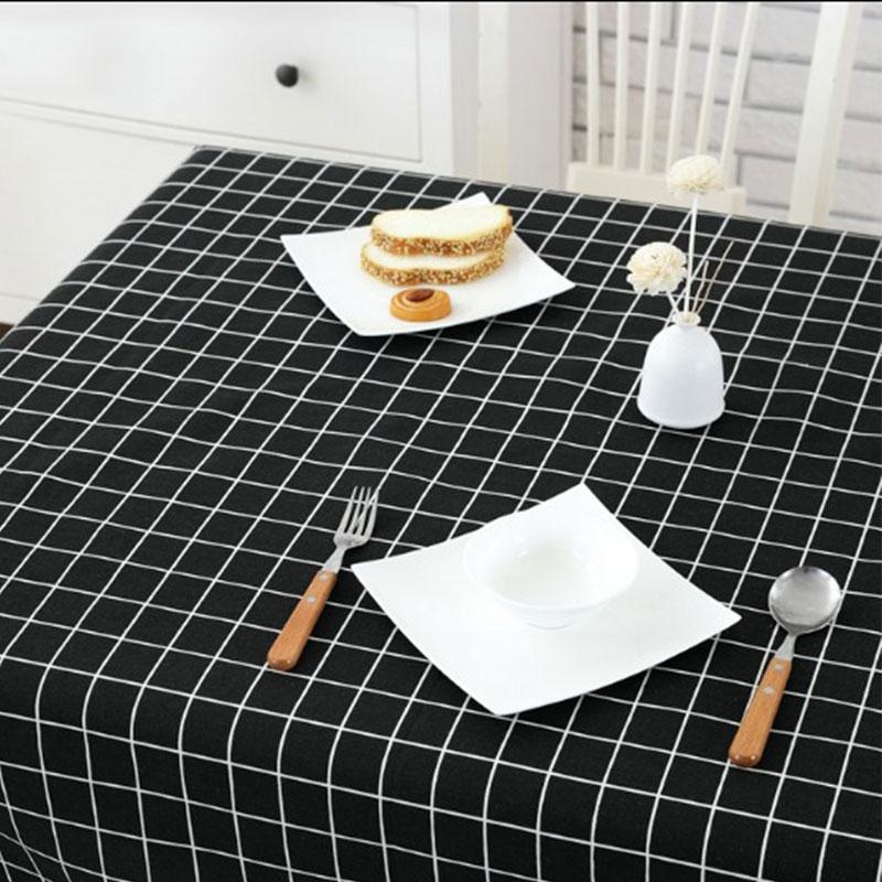 Praktis Berkualitas Tinggi Hot Sell Bordir Taplak Meja Kotak-kotak Kain Penutup Meja Dustproof Dinner Dining Room Home 140*220 Cm- INTL Praktis Berkualitas Tinggi Hot Sell Bordir Taplak Meja Kotak-kotak Kain Penutup Meja Dustproof Dinner Dining Room Home 140*220 Cm- INTL