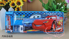 Mobil Story kotak alat tulis pria multifungsi Plastik kotak pensil siswa sekolah dasar Tempat Pensil Lightning McQueen belajar Barang