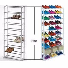 Prime Amazing Portable Shoe Rack Foldable 30 Pairs - Rak Sepatu 10 Tingkat