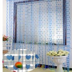 Prime Tirai Benang Cantik Motif Love 1 Pcs - Biru