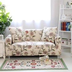 Printed Stretch Elastic Sofa Cover Slipcovers Couch Furniture Protector for 1 Seater - intl
