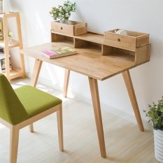 Prissilia Meja Minimalis Tentacool Pine Desk