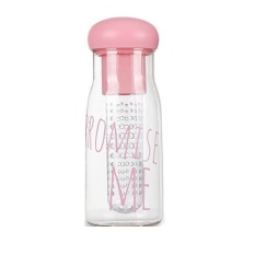 Promise Me Bottle Infused Water Tulisan Miring 750ml - Pink