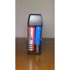 Promo Charger Baterai Double Slot Utk Batre / Batere 18650 Terlaris