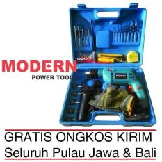Promo FREE ONGKIR Mesin Bor Listrik Besi Kayu Beton Dan Mata Bor MODERN M 2130B Koper Murah