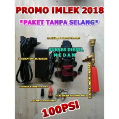 PROMO IMLEK 2018 New Mesin Cuci Steam Portable 5Meter Waterpump Paket Pompa Air DC Doorsmeer Mini Rumah Tangga 100psi Alat Cuci Motor Mobil Cuci AC