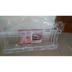promo Rak Tempel Dapur Kamar Mandi Dinding Gantung Serbaguna (RB10) original