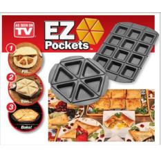 PROMOO...EZ Pockets Teflon Besar Cetak Pizza Apple Pie Cake Martabak Wajan Unik