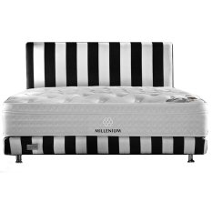 Quantum Millenium Plushtop 120x200 Black n White Komplit Set