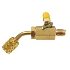 R410a R134a Kuningan Katup Tutup untuk A/C Selang Pengisian HVAC 1/4. 16 Cm Lemari Es AC-Intl