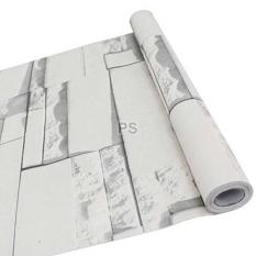 wallpaper sticker sticker batu 3D wallpaper dinding R008