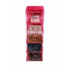 Radysa Hanging Bag Organizer Rak Tas Gantung - Magenta