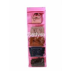 Radysa Hanging Bag Organizer Rak Tas Gantung - Pink / Random Colour