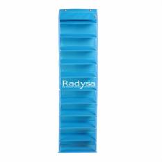 Radysa Hanging Shoe Organizer Rak Sepatu Gantung (Tanpa Resleting) - Biru Muda
