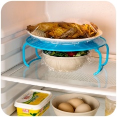 Rainbow Site Multifunction Microwave Oven Shelf Double Insulated Heating Tray Rack Bowls Layered Holder Organizer Tool Kitchen Accessories-Green - intl