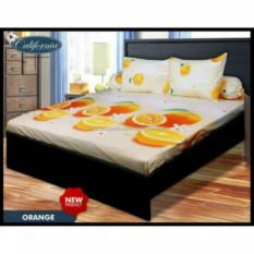 RAISHACOLLECTION SPREI CALIFORNIA UKURAN 160 MOTIFORANGE MORRIS MIRAH MAGNOLIA ZETTA HELONIA esme
