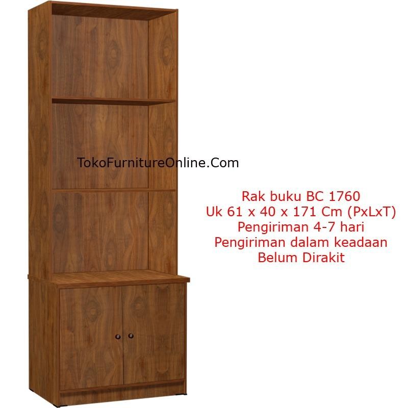 Rak Buku Kerja Kantor File Kertas Kabinet BC 1760 Rak Buku Kerja Kantor File Kertas Kabinet BC 1760