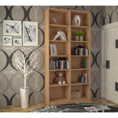 Rak Buku / Lemari Buku / Lemari Hias Minimalis Grand Oak