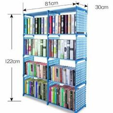Rak Buku Portable / Lemari Serbaguna 2 Sisi 85 x 30 x 125 CM