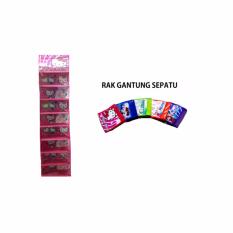 Rak Gantung Sepatu Resleting - Hanging Shoes Organizer (Tidak dapat pilih motif)