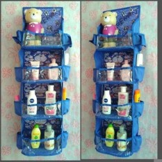 Rak Kosmetik Gantung-Rak Serbaguna Gantung Karakter DORAEMON Biru BERKUALITAS