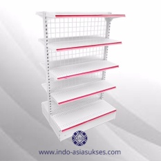 Rak Minimarket Dua Sisi 150cm 5 Leveling (IGA3-1.5 8+2)