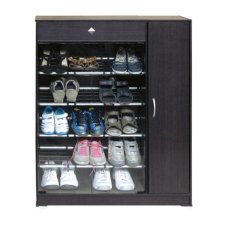 Free Ongkir Dan Terlaris !!! Rak Sepatu 2 Pintu Kaca Panel khusus jakarta depok dan tangerang
