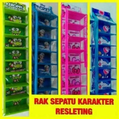 Rak Sepatu Gantung Karakter 9 Tingkat - Random
