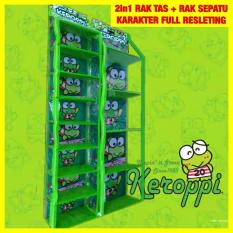 Rak Sepatu, Rak Tas Gantung Karakter - 2IN1