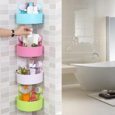 Rak Sudut Siku Serba Guna Gantungan Kamar Mandi Toilet Kamar Tidur Dapur Wadah Tempat Mandi Warna Random 4 pcs
