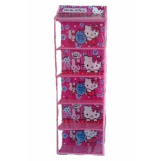 RAK TAS Gantung Hanging Bag Organizer (HBO) HELLO Kitty PINK Berkualitas,