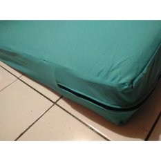 Rayazi Sprei Resleting Kasur Busa - KING Size - 180x200cm Tinggi 15-20cm - Toska