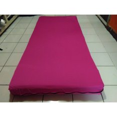 Rayazi Sprei Resleting Kasur Busa - Single Size 90x200cm Tinggi 15-20cm - Pink