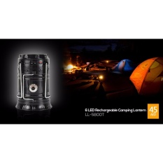 Rechargeable Camping Lantern Lampu Senter Kemping Berkemah LED Powerbank Sinar Surya/Solar Tenaga Matahari